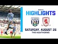 West Brom Middlesbrough goals and highlights