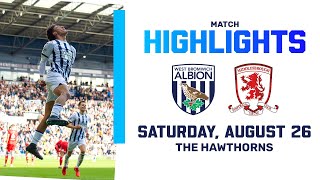 Jeremy Sarmiento nets first goal as Baggies beat 'Boro | Albion 4-2 Middlesbrough | MATCH HIGHLIGHTS