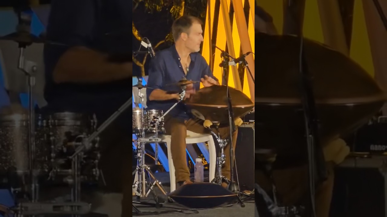 Amazing finale at Vivaan Festival #duet #collaboration #jamsession #percussion #handpan #festival