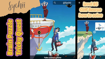 Level 85: Brain Puzzle Tricky Quest: Cliff Escape. how to solve #brainpuzzle #easypuzzles