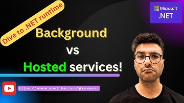 What is the difference between BackgroundService and HostedService?