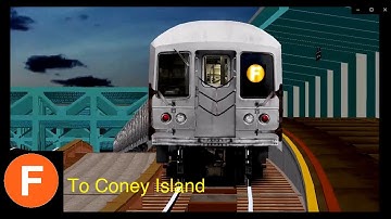 OpenBVE (F) Jamaica-179th Street To Coney Island (R42)