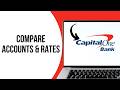 How to compare all Accounts and rates in Capital One Banking ?