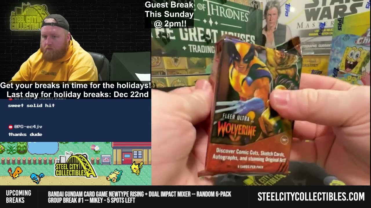 Набор Upper Deck Fleer Ultra Marvel Wolverine Hobby Box 2023 года — личный перерыв для Джонни.