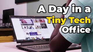 A day in a home based Tiny Tech Office