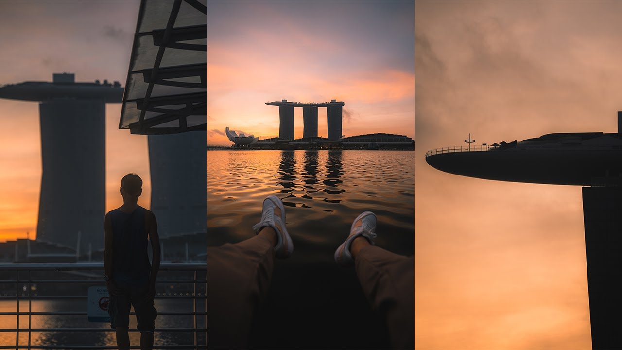 Photography Sunrise Mission at Marina Bay Singapore