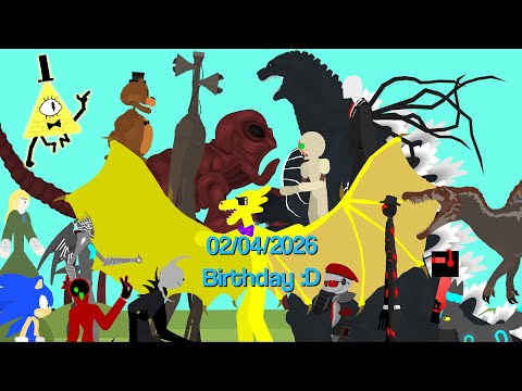 GodzillaFan8889’s Birthday (2026) | Stick Nodes!