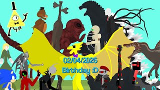 GodzillaFan8889’s Birthday (2026) | Stick Nodes!