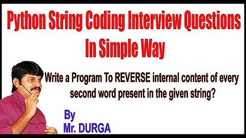 Q6. Write a Program To REVERSE internal content of every second word present in the given string?