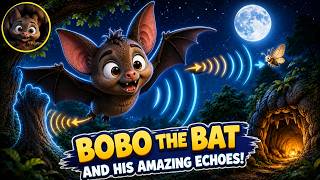 🦇 Bat Facts for Kids | How Bats Use Echolocation to See in the Dark! 🌙