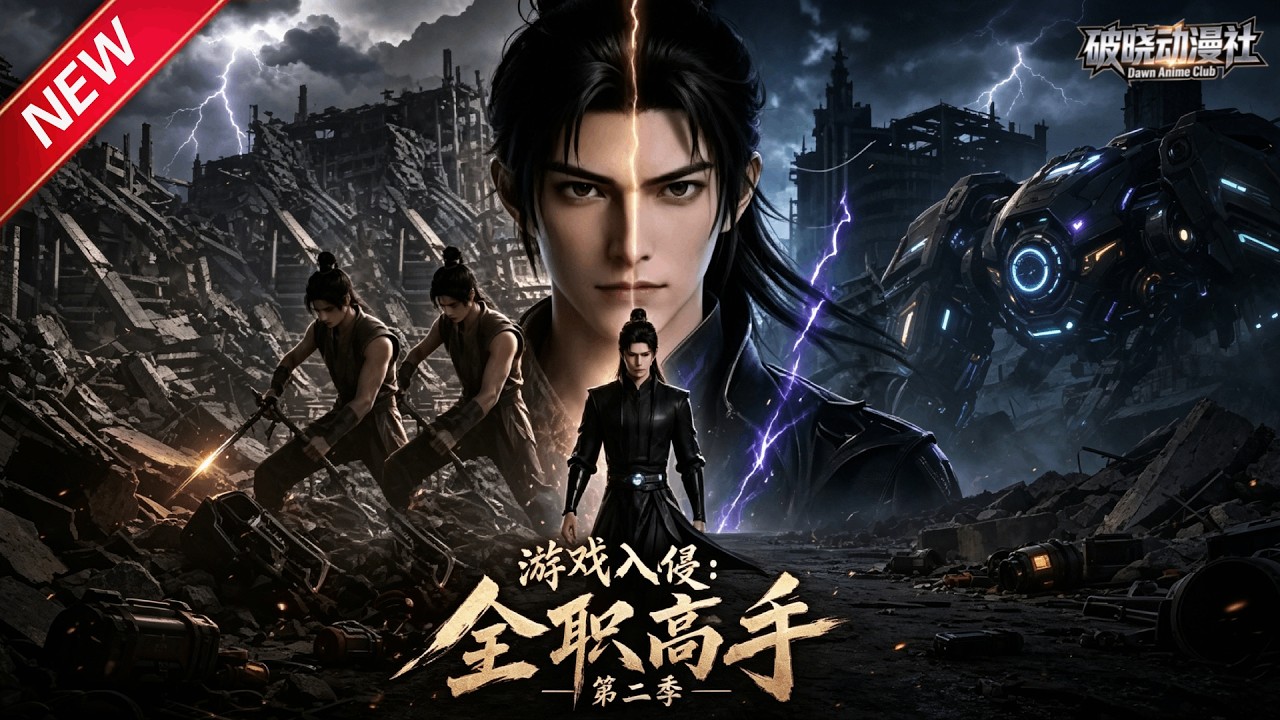 MULTISUB📢新番上线《游戏入侵：全职高手》第2季丨被困神域沦为矿奴，觉醒属性面板，靠挖矿修炼神功逆袭成武道强者！#最新漫剧 #破晓动漫社