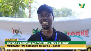 AGACENCWIRE: Empaka z'eihanga eza "National MDD Festival" zeigurwaho omu butongore eriizooba- Iganga