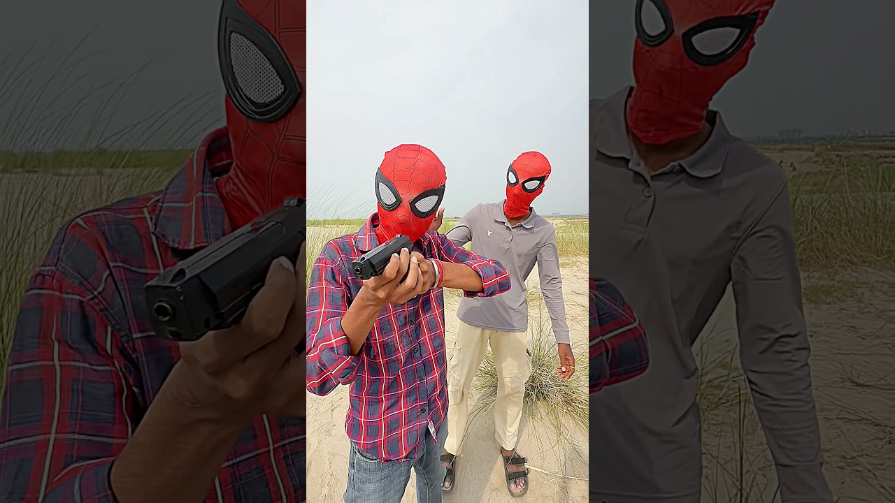 Gun Shoot Practice || Spider-Man