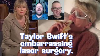 Taylor Swift Reacts to Embarrassing Footage of Herself After Laser Eye Surgery | REACTION