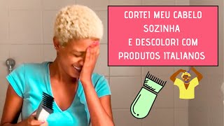 Raspando e descolorindo o cabelo sozinha em casa  ??‍♀️??‍♀️