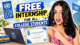 FREE internship for College students (UNDP Internship 2026) All courses, All year students🔥