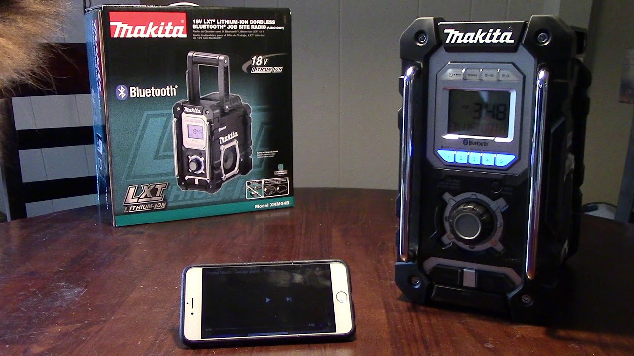 Second Nature Makita 18v Bluetooth And Mp3 Compatible Job Site