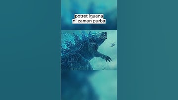 Thumbnail of Perbandingan hewan sekarang dan purba?! Godzilla adalah iguana!?‼️#shorts #fyp #hewanpurba #godzilla