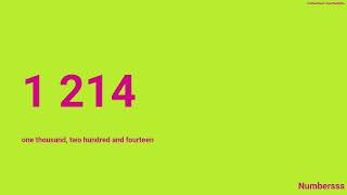 All Numbers From 1 To 2192