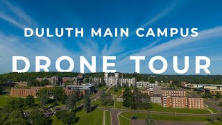 The College of St. Scholastica: Duluth main campus drone tour with aerial view