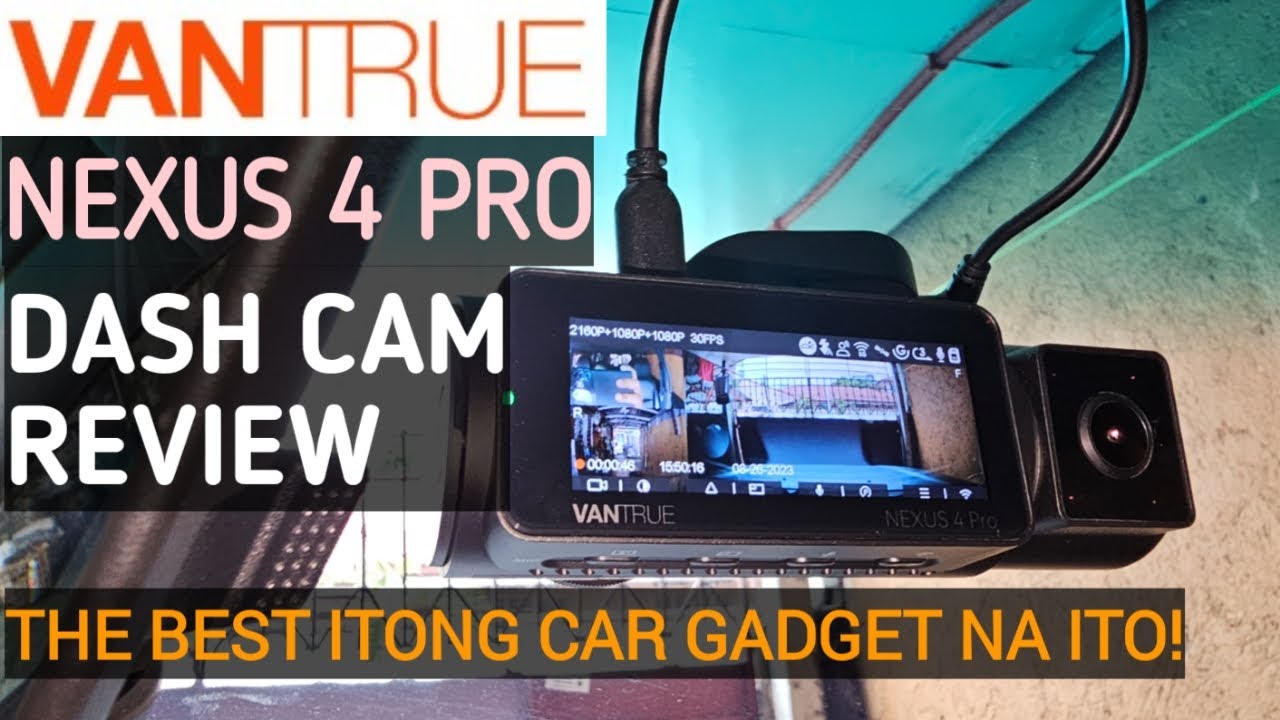 Vantrue N4 Pro Dash Cam Review  3-Channel 4k Video with Sony