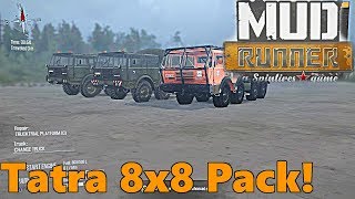 SpinTires Mud Runner: Mods | Tatra 8x8 Pack! Trial Truck, and More!