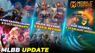 6 NOV KAGURA LEGEND | ASPIRANTS SELENA AND PHARSA | BAXIA REVAMP | HILDA REMODEL | MOBILE LEGENDS