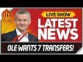 Solskjaer's 7 Transfer Targets! Man Utd Transfer News
