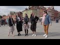 Белое Злато в Варшаве -  Beautiful girls sing in Europe! Russian folk song