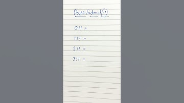 Double Factorial !! | Part-2 | Maths Shortcut |