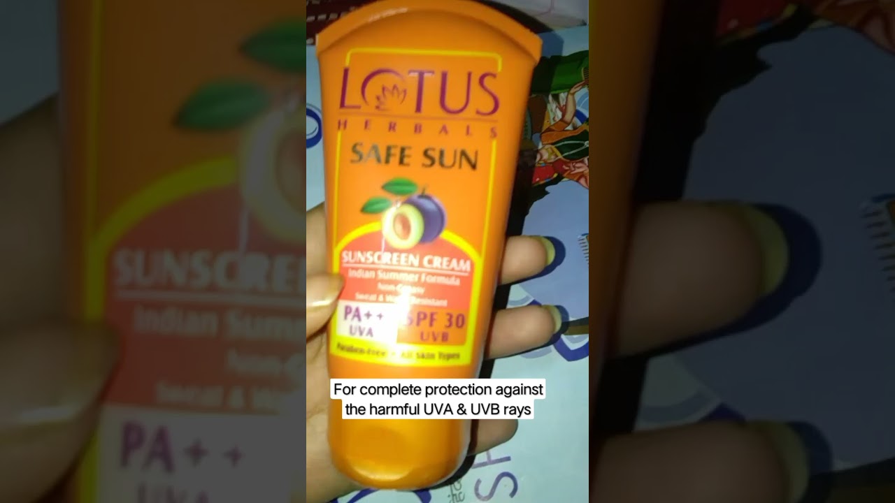 Lotus Herbals Safe Sun Sunscreen Cream 
