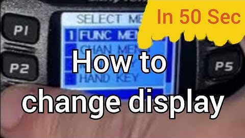 #anytone 778UV Display change