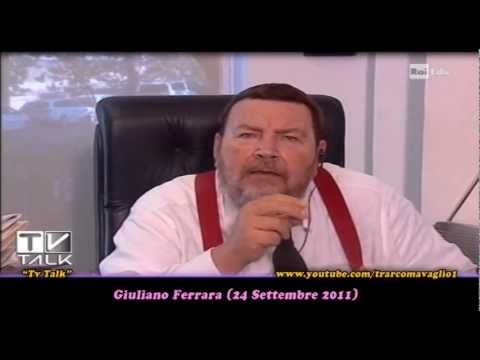 Giuliano Ferrara sbrocca a TvTalk: «Spero la intercettino ridendo con qualche puttana»