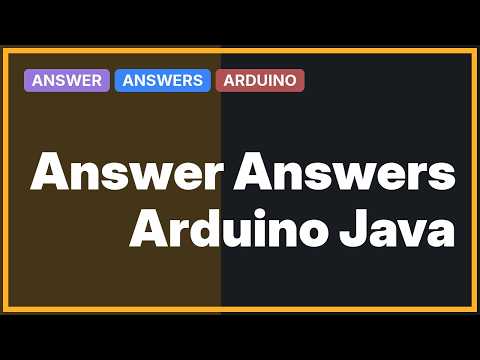 Arduino: Java + JSSC + Arduino + Windows (2 Solutions!!)