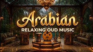 Arabian Relaxing Oud Music  Rainforest Waterfall Ambience for Sleep, Study & Meditation