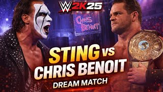 Wwe 2K26 Concept - Sting Vs Chris Benoit Pc Mods 4K 60 Fps