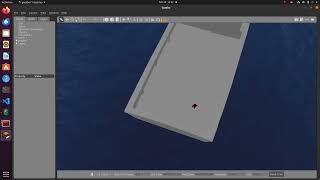 LQR Control - Differential Drive Robot ROSbot 2R on a Ship Deck