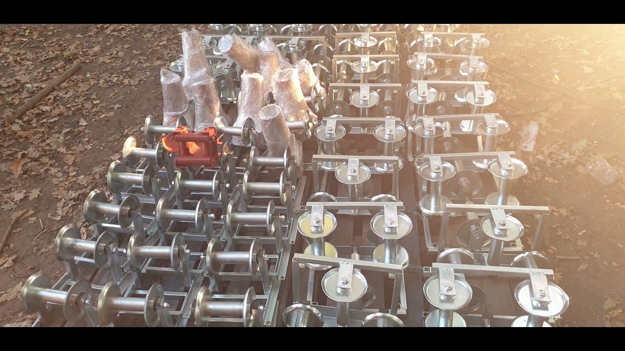 Кабельный ролик v-образный Кабельний в образний ролик - YouTube