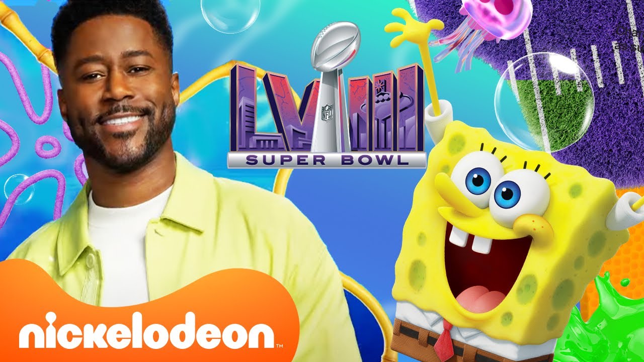 Super Bowl LVIII LIVE From Bikini Bottom w/ SpongeBob, Patrick & More!! | Nickelodeon