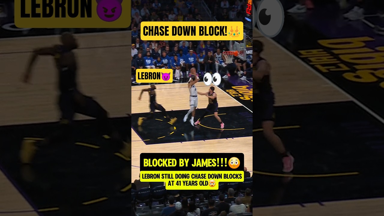 LeBron came OUT OF NOWHERE!🤯