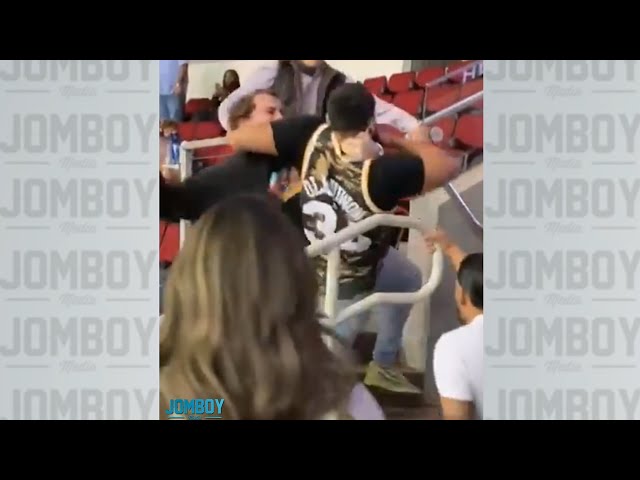 Fans Brawl at the Toyota Center, a breakdown