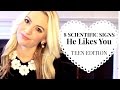 8 Scientific Signs He Likes You (How to Tell if a Guy Likes You): TEEN EDITION | Ask Kimberly