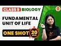 Fundamental unit of life one shot in 20 mins  ncert class 9th science chapter5  vedantu class 9