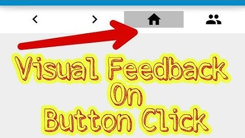 Visual feedback on Button click using sketchware