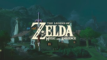 escape everything and try to sleep. (Relaxing zelda video games music mix w/ night ambience)