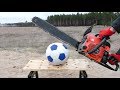 EXPERIMENT: CHAINSAW VS SOCCER BALL