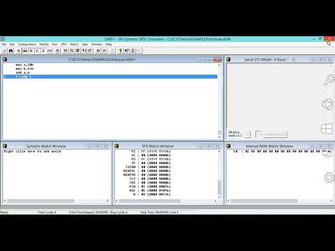 How to write ASM Program using SIDE51 Software - Direct Addressing Mode