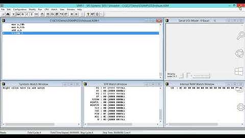 How to write ASM Program using SIDE51 Software - Direct Addressing Mode