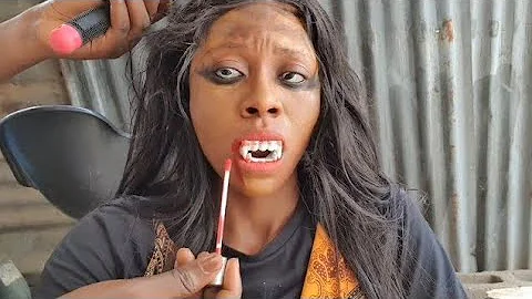 I WENT BACK FOR A VAMPIRE LOOK FROM THE WORST REVIEWED MAKEUP ARTIST IN IBADAN CITY 😱