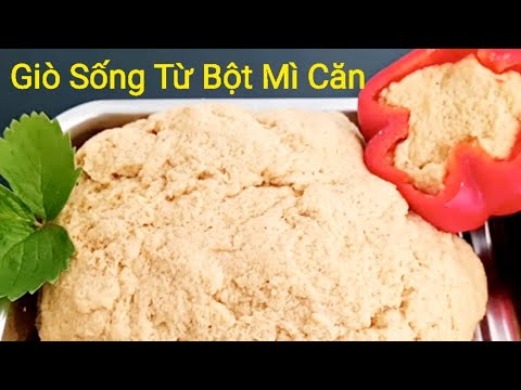 Video Cách Làm Giò Sống Chay, Dai Ngon / Vegan Meat Paste - youtube